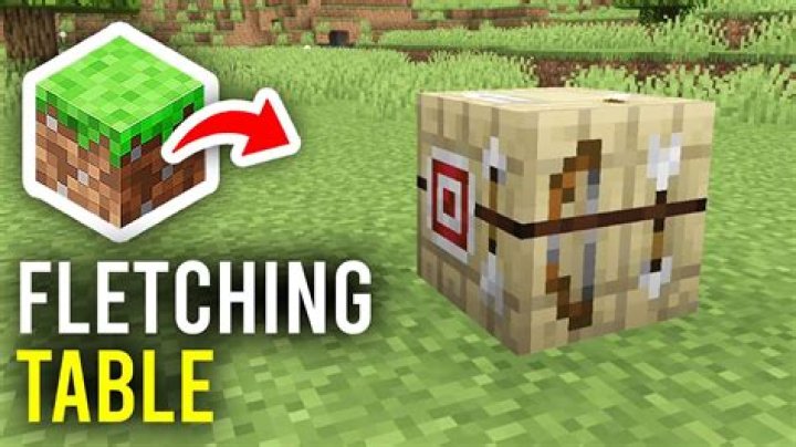 What is the fletching table for in minecraft