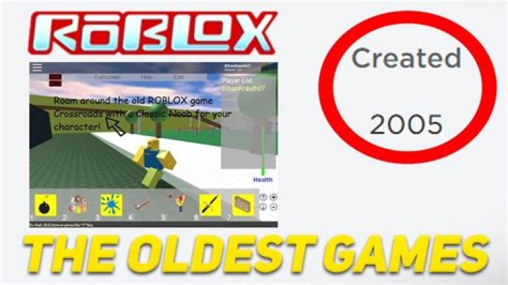 What is the oldest game in roblox