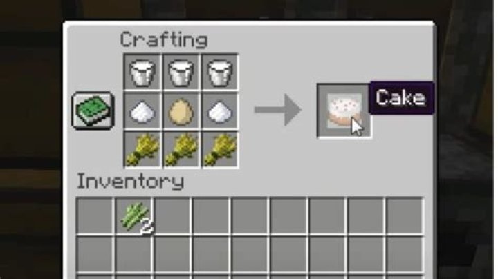 What is the recipe for cake in minecraft