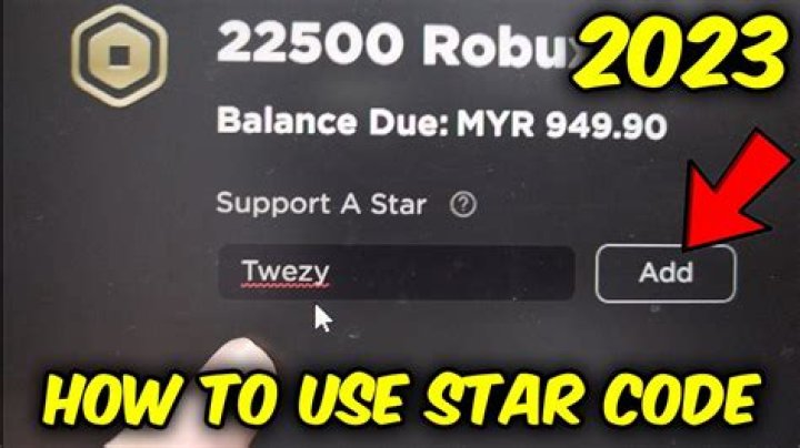 What is the star code for roblox 2021