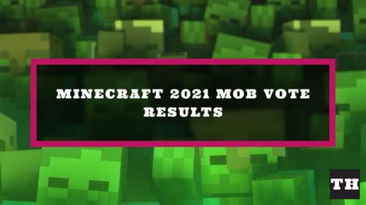 What mob won the minecraft mob vote 2021