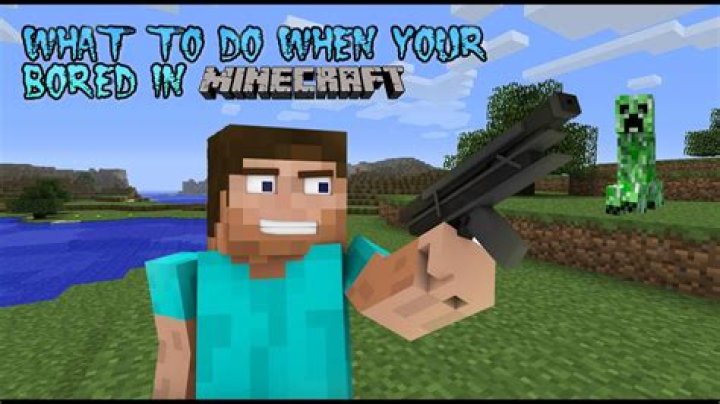 What to build in minecraft when your bored