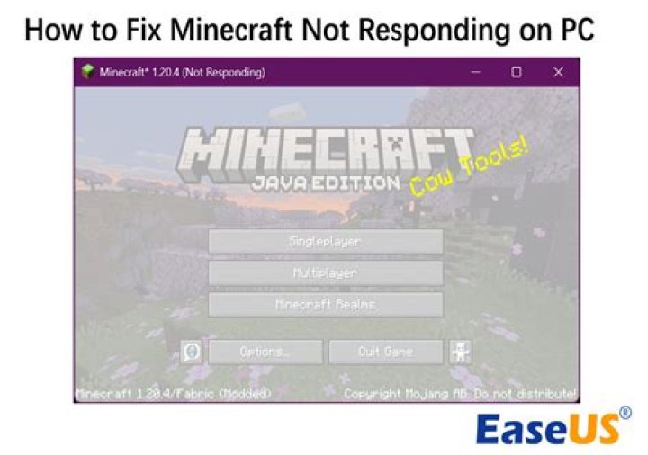 What to do if minecraft is not responding