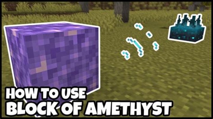 What to do with amethyst blocks in minecraft
