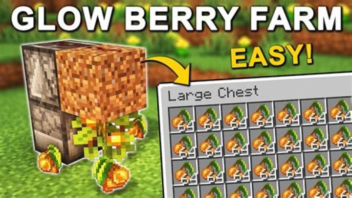 What to do with glow berries in minecraft