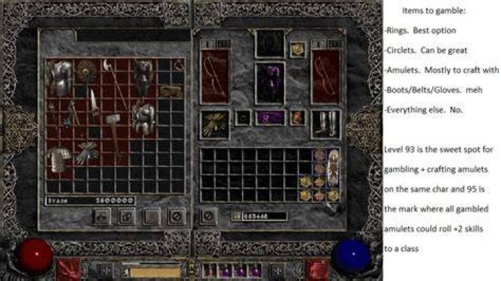 What to gamble diablo 2