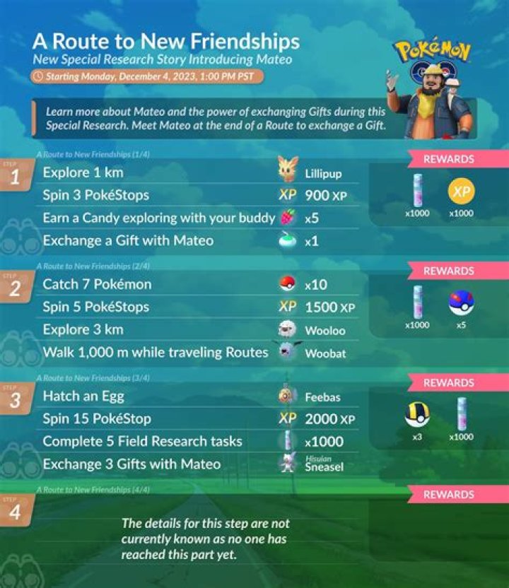 What you choose to be pokemon go rewards