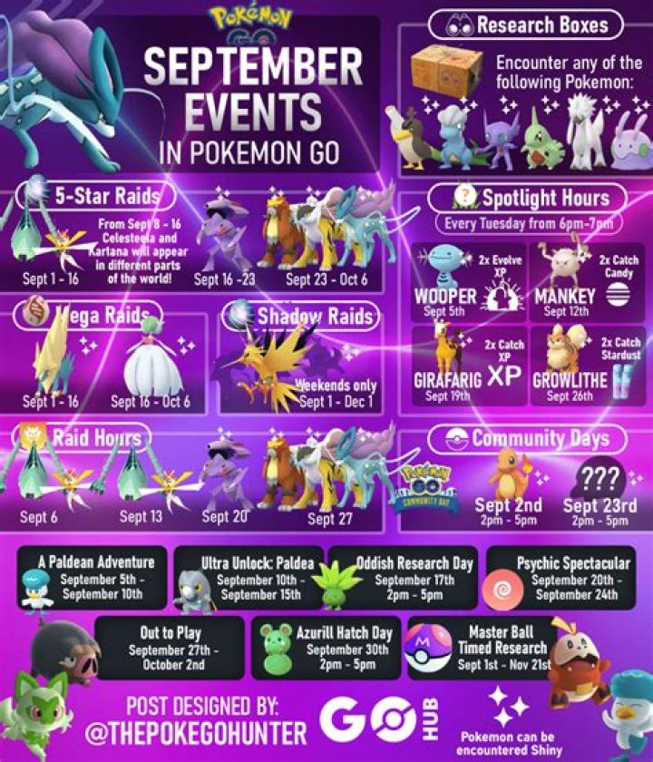 When is the next event for pokemon go