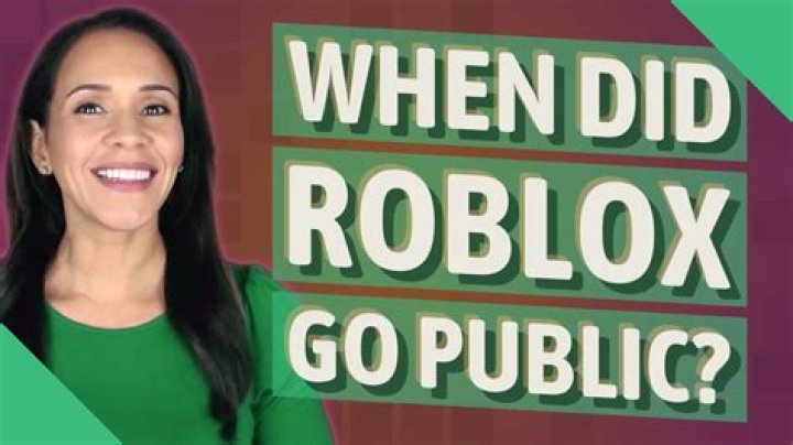 When roblox go public