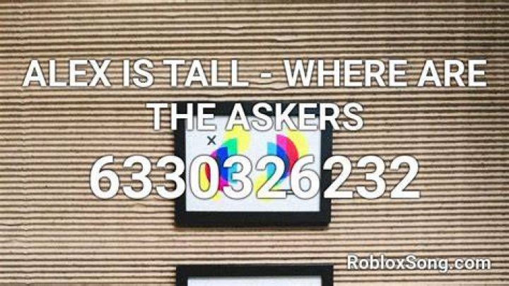Where are the askers roblox id