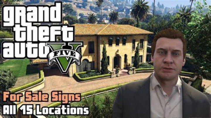 Where are the for sale signs in gta 5