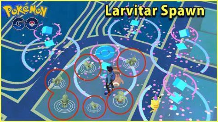 Where do larvitar spawn in pokemon go