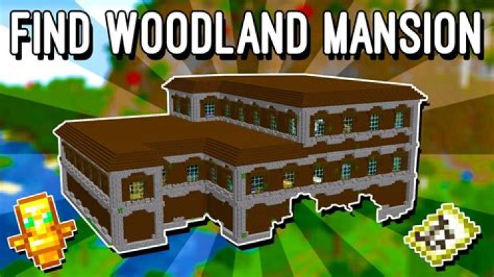 Where do you find woodland mansions in minecraft