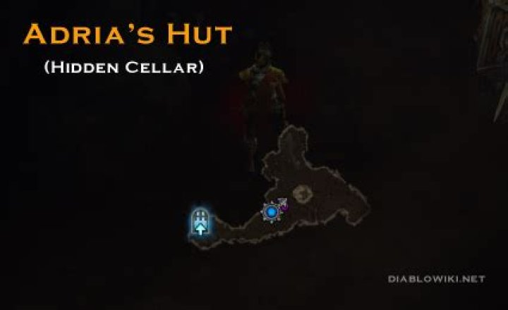 Where is adria’s hut in diablo 3