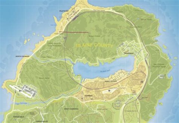 Where is blaine county gta v