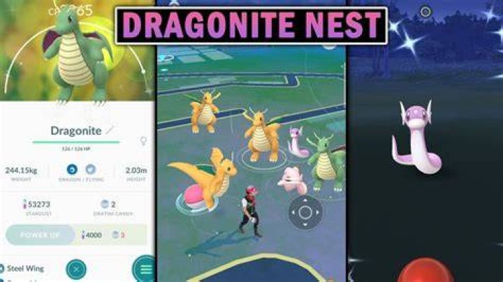 Where is dragonite in pokemon go
