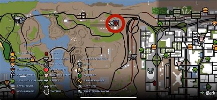 Where is flight school in gta san andreas