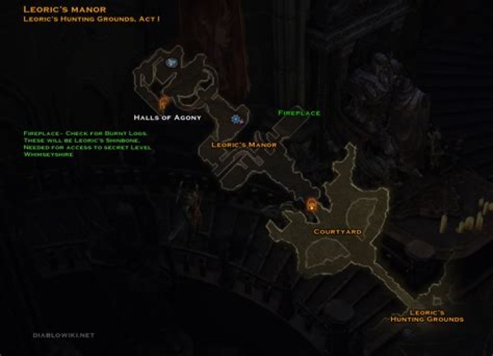 Where is leoric’s manor in diablo 3