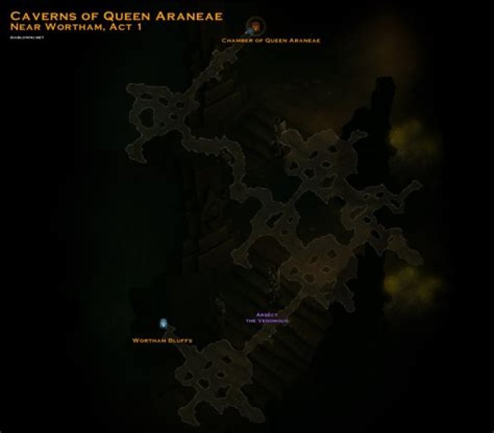 Where is queen araneae diablo 3