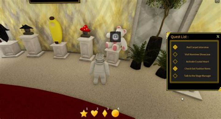 Where is the nominee showcase in roblox