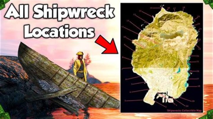 Where is the shipwreck in gta 5 online