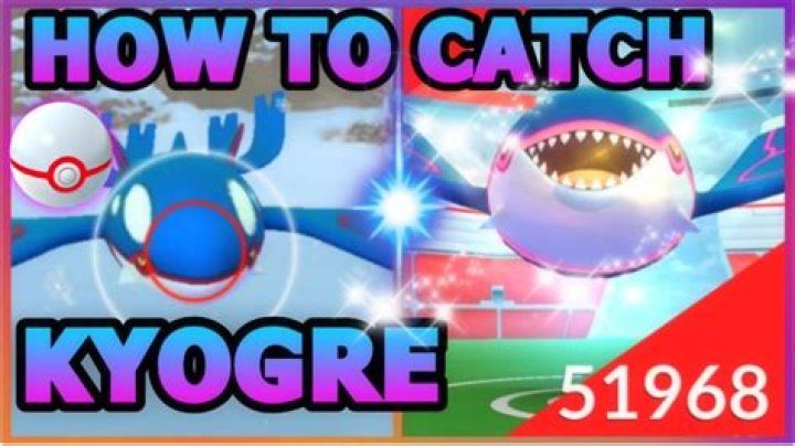 Where to catch kyogre pokemon go