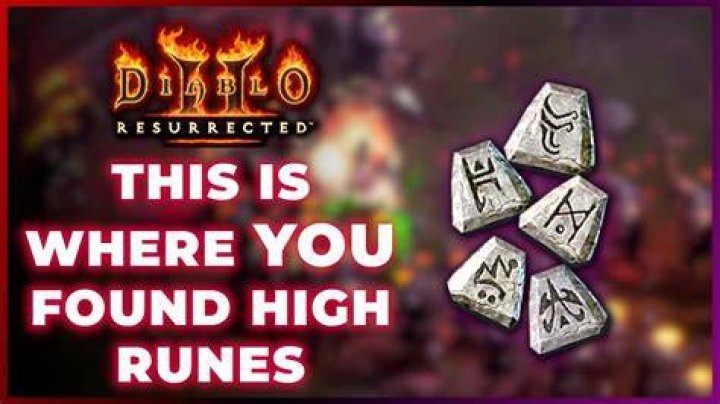 Where to farm runes diablo 2