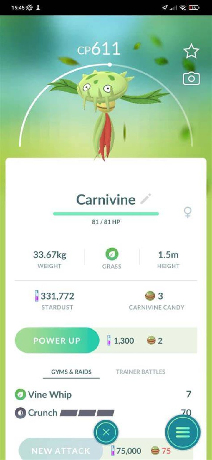 Where to find carnivine pokemon go