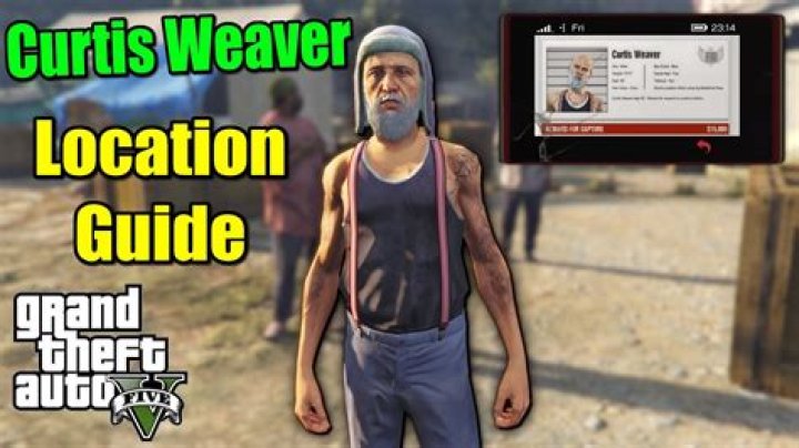 Where to find curtis weaver in gta 5