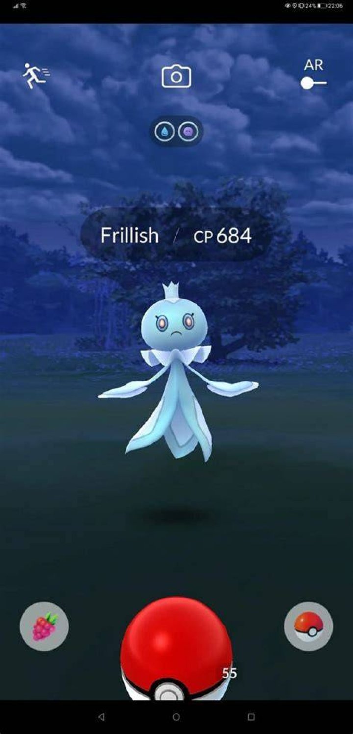 Where to find frillish in pokemon go