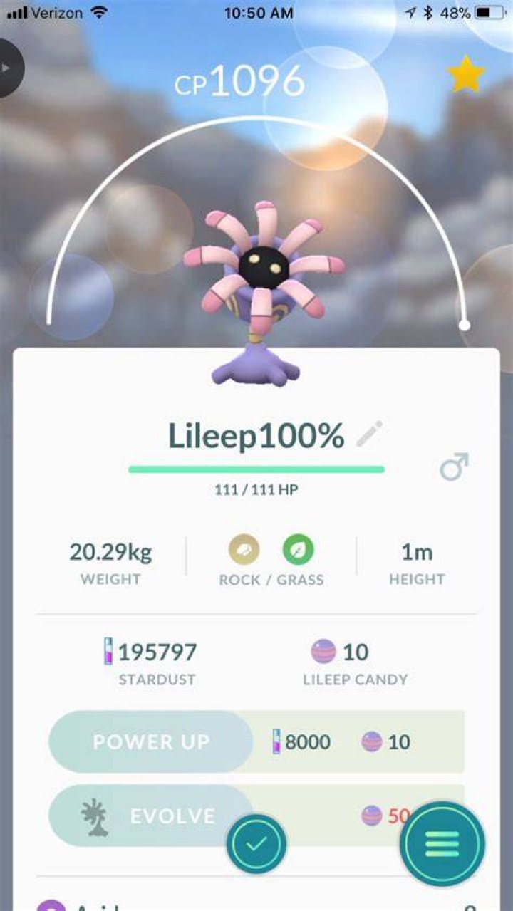 Where to find lileep pokemon go