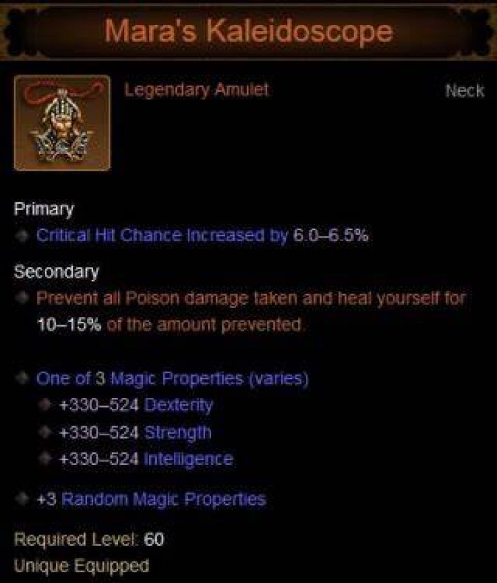 Where to find mara’s kaleidoscope diablo 3