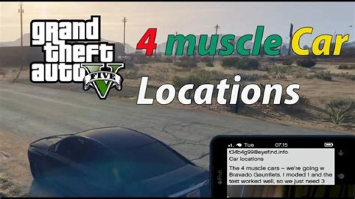 Where to find muscle cars in gta 5 offline