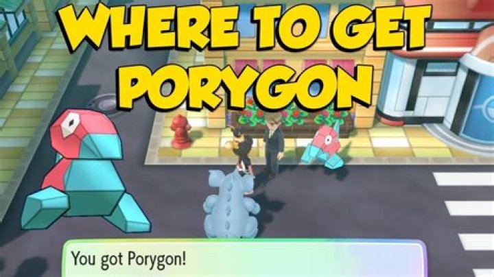 Where to find porygon in pokemon go