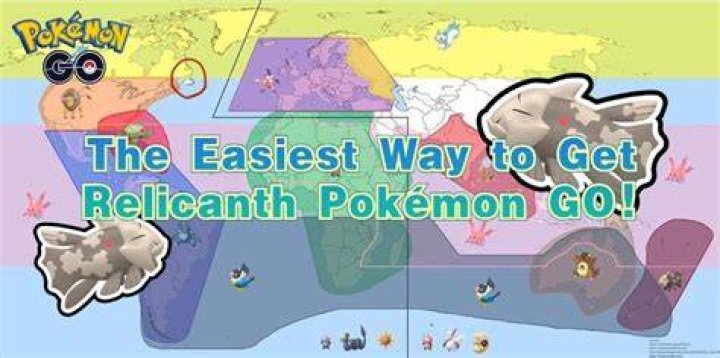 Where to find relicanth pokemon go