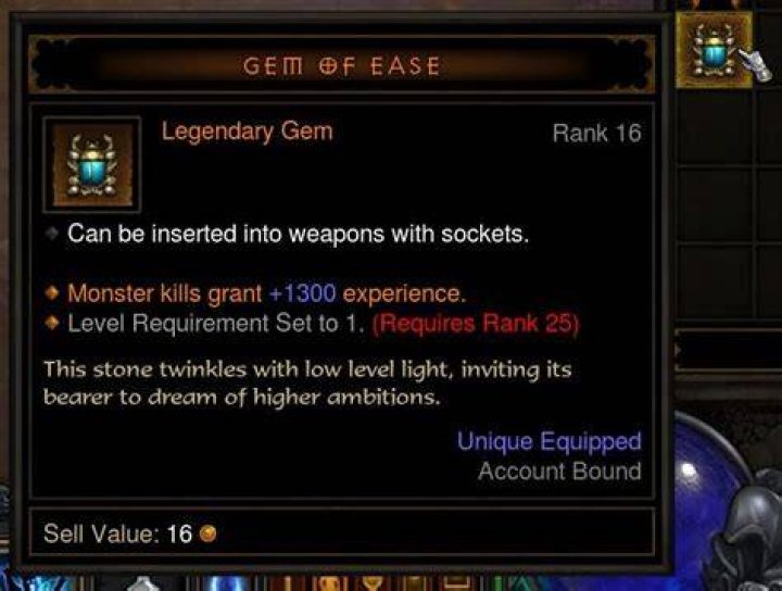 Where to get gem of ease diablo 3