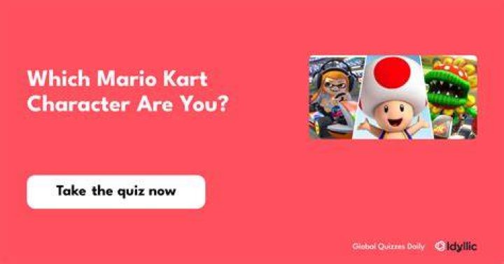 Which mario kart character are you