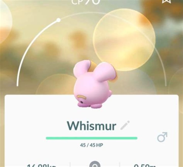 Whismur pokemon go where to find