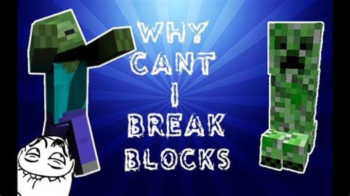 Why can’t i break blocks in minecraft multiplayer