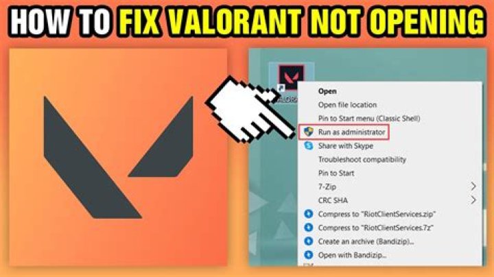 Why cant i open valorant