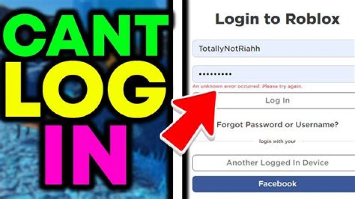 Why cant i sign into my roblox account