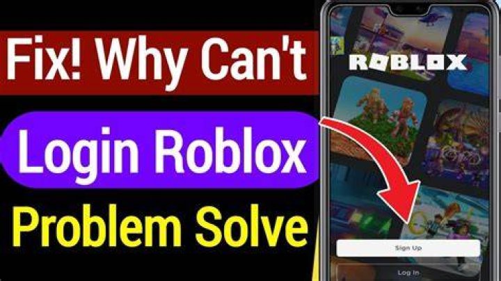Why i cant log in in roblox
