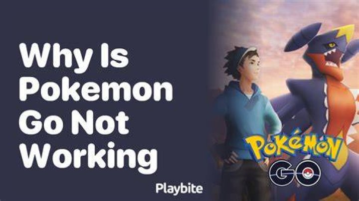Why is my pokemon go not working