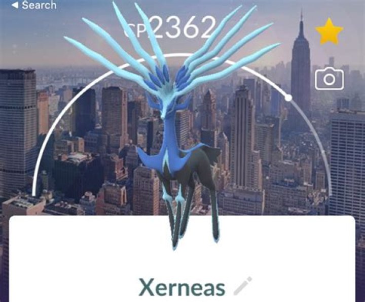 Why is my xerneas blue in pokemon go