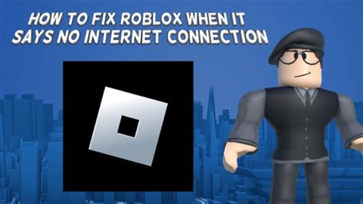 Why roblox says no internet connection