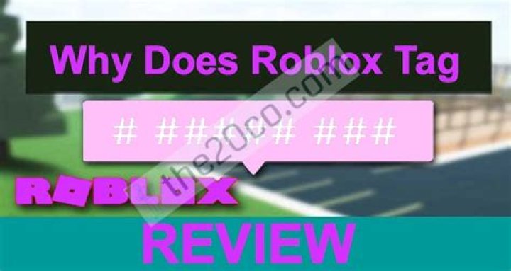 Why roblox tag