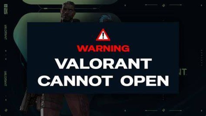 Why won t valorant open